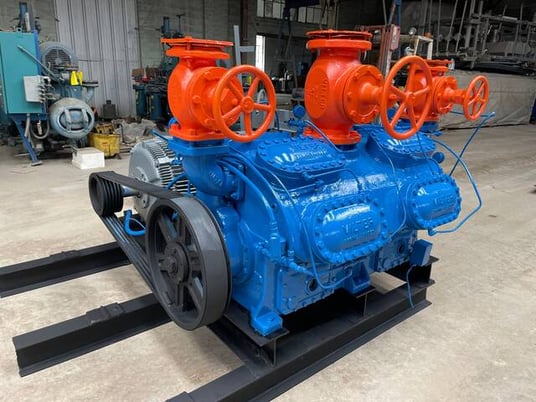 200 HP Vilter 4416, 16-Cylinder Reciprocating Compressor Package, Belt Driven, 460 V, 1200 RPM - Image 4