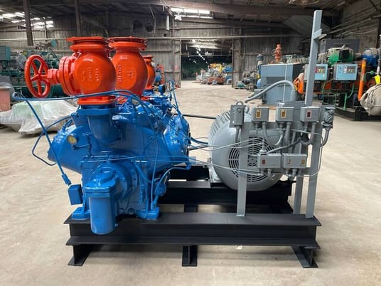 200 HP Vilter 4416, 16-Cylinder Reciprocating Compressor Package, Belt Driven, 460 V, 1200 RPM - Image 5