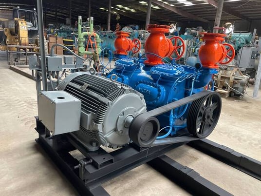 200 HP Vilter 4416, 16-Cylinder Reciprocating Compressor Package, Belt Driven, 460 V, 1200 RPM - Image 8