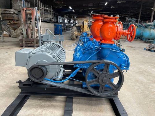 200 HP Vilter 4416, 16-Cylinder Reciprocating Compressor Package, Belt Driven, 460 V, 1200 RPM - Image 9