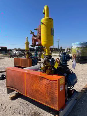 100 HP Vilter 448, 8-Cylinder Reciprocating Compressor Package, Belt Driven, 208-220/440 V, 209 CFM, 2005 - Image 8