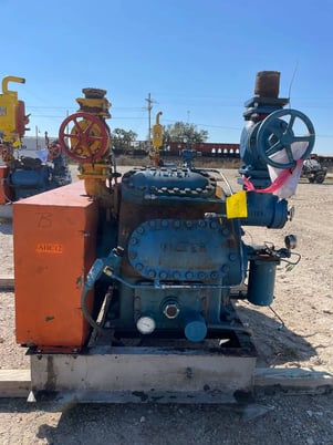 100 HP Vilter 448, 8-Cylinder Reciprocating Compressor Package, Belt Driven, 208-220/440 V, 1200 RPM, 309 - Image 5