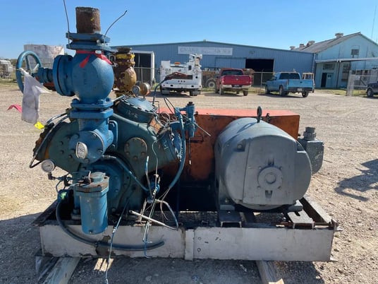 100 HP Vilter 448, 8-Cylinder Reciprocating Compressor Package, Belt Driven, 208-220/440 V, 1200 RPM, 309 - Image 7