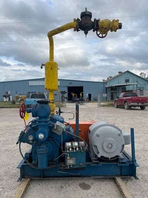 100 HP Vilter 448, 8-Cylinder Reciprocating Compressor Package, Belt Driven, 208-236/118 V, 1200 RPM, 309 CFM - Image 7