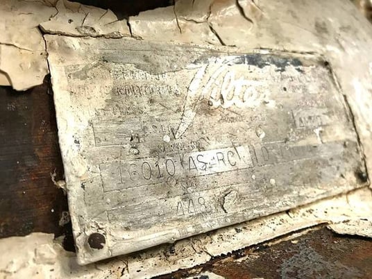 100 HP Vilter 448, 8-Cylinder Reciprocating Compressor Package, Belt Driven, 230/460 V, 1200 RPM - Image 9