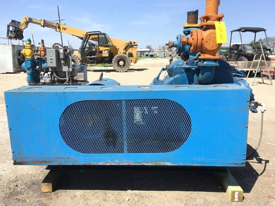 100 HP Vilter 448, 8-Cylinder Reciprocating Compressor Package, Belt Driven, 230/460 V, 1200 RPM, 232 CFM - Image 3