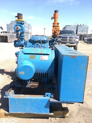 100 HP Vilter 448, 8-Cylinder Reciprocating Compressor Package, Belt Driven, 230/460 V, 1200 RPM, 232 CFM - Image 8