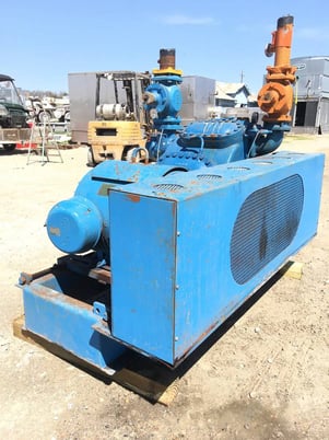 100 HP Vilter 448, 8-Cylinder Reciprocating Compressor Package, Belt Driven, 230/460 V, 1200 RPM, 232 CFM - Image 9