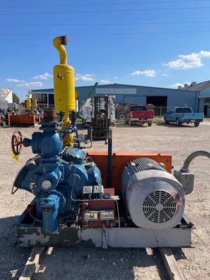 100 HP Vilter 448, 8-Cylinder Reciprocating Compressor Package, Belt Driven, 460 V, 1200 RPM, 209 CFM, 300 - Image 7