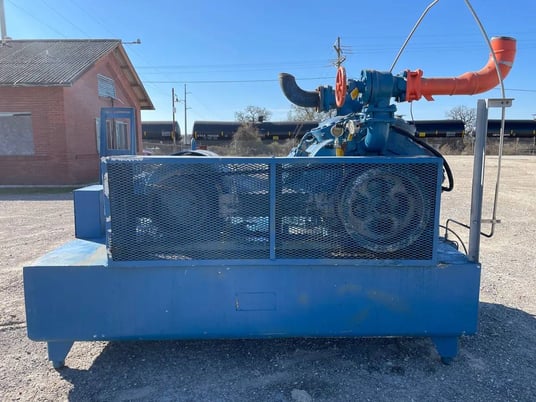 125 HP Vilter 448, 8-Cylinder Reciprocating Compressor Package, Belt Driven, 460 V, 1200 RPM - Image 4