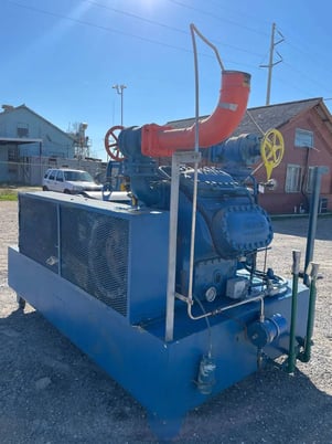 125 HP Vilter 448, 8-Cylinder Reciprocating Compressor Package, Belt Driven, 460 V, 1200 RPM - Image 5