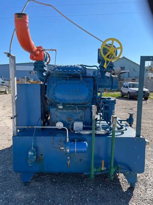 125 HP Vilter 448, 8-Cylinder Reciprocating Compressor Package, Belt Driven, 460 V, 1200 RPM - Image 6
