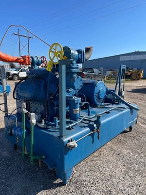 125 HP Vilter 448, 8-Cylinder Reciprocating Compressor Package, Belt Driven, 460 V, 1200 RPM - Image 7