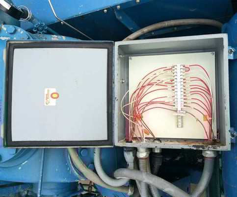 125 HP Vilter 448, 8-Cylinder Reciprocating Compressor Package, Belt Driven, 460 V, 1200 RPM, 182 CFM - Image 9