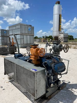 100 HP Vilter 456, 6-Cylinder Reciprocating Compressor Package, Belt Driven, 230/460 V, 1200 RPM, 525/375 psig - Image 4