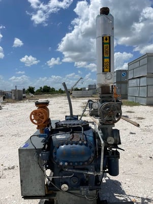 100 HP Vilter 456, 6-Cylinder Reciprocating Compressor Package, Belt Driven, 230/460 V, 1200 RPM, 525/375 psig - Image 5