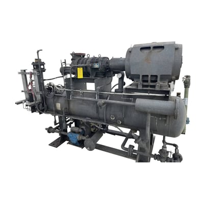 200 HP FES 140VE, Rotary Screw Compressor Package, 230/460 V, 3500 RPM, Missing Control Panel, 1987 - Image 1