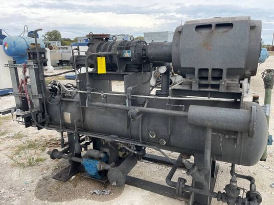 200 HP FES 140VE, Rotary Screw Compressor Package, 230/460 V, 3500 RPM, Missing Control Panel, 1987 - Image 3