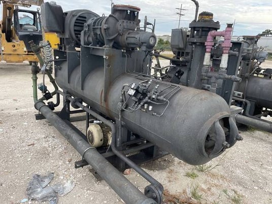 200 HP FES 140VE, Rotary Screw Compressor Package, 230/460 V, 3500 RPM, Missing Control Panel, 1987 - Image 7