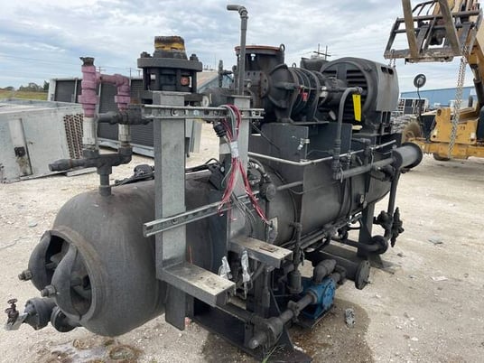 200 HP FES 140VE, Rotary Screw Compressor Package, 230/460 V, 3500 RPM, Missing Control Panel, 1987 - Image 9