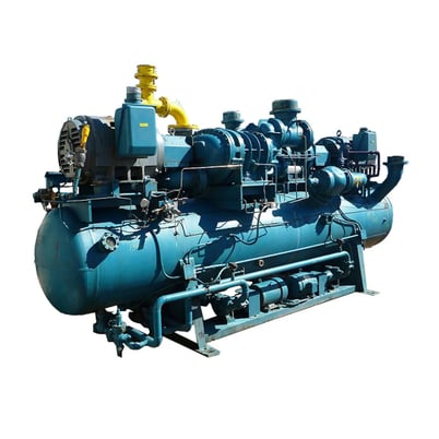 200 HP FES 2512/H324-2515, Rotary Screw Compressor Package, 230/460 V, 3540 RPM, 1974 - Image 2