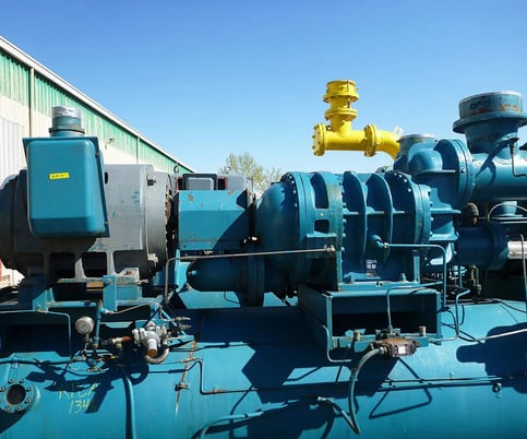 200 HP FES 2512/H324-2515, Rotary Screw Compressor Package, 230/460 V, 3540 RPM, 1974 - Image 9