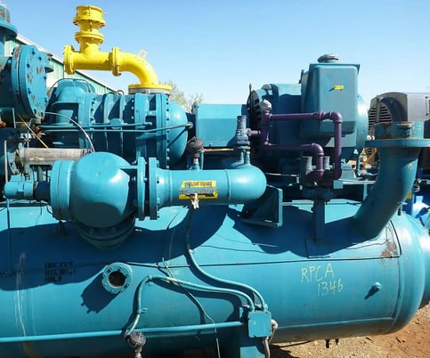 200 HP FES 2512/H324-2515, Rotary Screw Compressor Package, 230/460 V, 3540 RPM, 1974 - Image 10