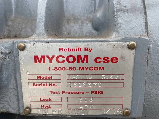 200 HP FES 160LUD, Rotary Screw Compressor Package, 230/460 V, 3500 RPM, 1987 - Image 10