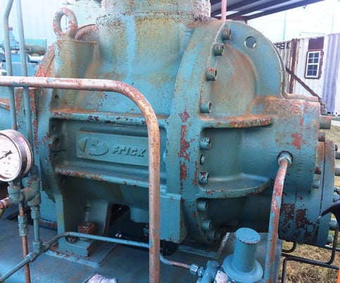 50 HP Frick RDB-67, Rotary Screw Compressor Package, 208-230/460 V, 1800 RPM, 300 psig, Missing Control Panel - Image 9