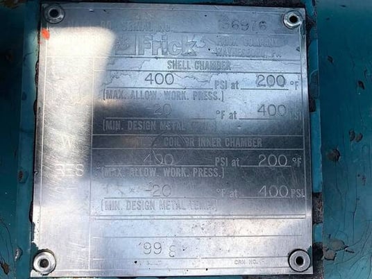 1000 HP Frick RWB-II-399H, Rotary Screw Compressor Package, 2300/4160 V, 3600 RPM, 390 psig - Image 10