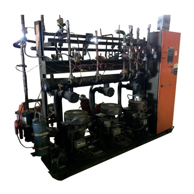 Hill Refrigeration, Freon Refrigerant Compressor Rack, 30 HP, 208/230 V - Image 1