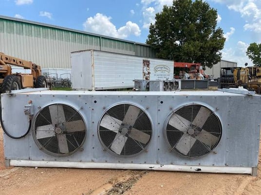 3 Fans, Imeco CO-324-44, Ammonia Evaporator Coil- 9 TR, Low Temperature, 0.3 HP, 13340 CFM - Image 3