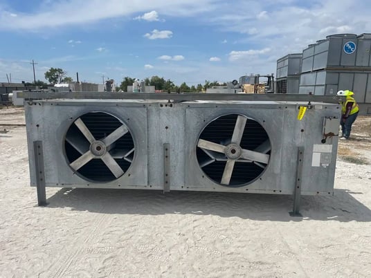 2 Fans, Krack 2L-4410, Ammonia Evaporator Coil- 31.08 TR, Low Temperature, 2 HP - Image 3
