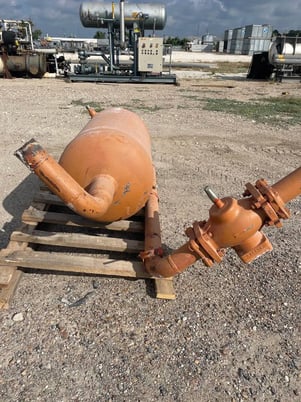 20 Gallons, Henry Technologies, Horizontal Oil Separator, 73" diameter x 40" L Tank, 300 PSIG @ 650 F, 2013 - Image 5