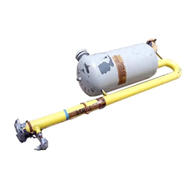 25 Gallons, Vilter, Vertical Oil Separator Tank, 15" diameter x 30" L Tank, 250 psi @ 400&deg;F - Image 2