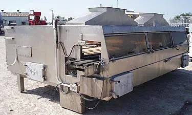 SMB #04.1.0.213, Stainless Steel Cooling Tunnel - 6.5' wide, 15" width x 9" H - Image 3