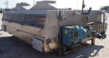 SMB #04.1.0.213, Stainless Steel Cooling Tunnel - 6.5' wide, 15" width x 9" H - Image 4