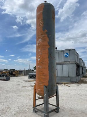 852 gallon Henry Technologies RA- 36768-500, Vertical Ammonia Receiver, 40" diameter x 130" L Tank, 250 PSI @ - Image 7