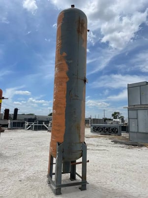 852 gallon Henry Technologies RA- 36768-500, Vertical Ammonia Receiver, 40" diameter x 130" L Tank, 250 PSI @ - Image 8