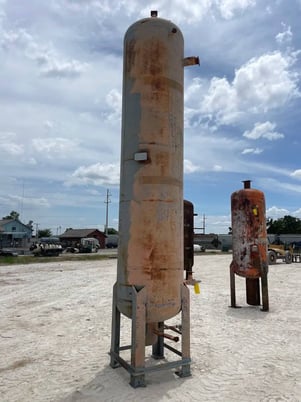 852 gallon Henry Technologies RA- 36768-500, Vertical Ammonia Receiver, 40" diameter x 130" L Tank, 250 PSI @ - Image 10