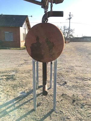 168 gallon Industrial Service & Fabricators Inc, Horizontal Ammonia Receiver, 25" diameter x 79" L Tank, 250 - Image 5