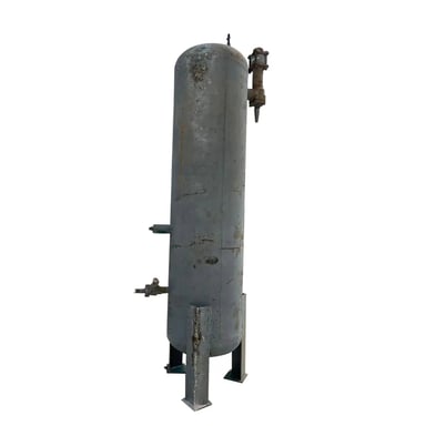 367 gallon RVS 14636, Vertical Ammonia Receiver, 30" diameter x 120" L Tank, 300psi @ 300F, 2002 - Image 1