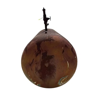 390 gallon RVS, Horizontal Ammonia Receiver, 35" diameter x 70" L Tank, 250 PSI @ 300 F, 2000 - Image 2