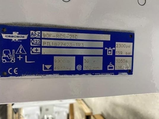 Cascade #90F-RCS-21C, 60" dia roll clamp, class IV, serial #PTL1877423-1R3 - Image 3