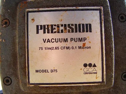Precision Scientific Scientific Co. #D75, Vacuum Pump, 0.33 HP, 1725 RPM, 0.75" Inlet/Outlet - Image 7