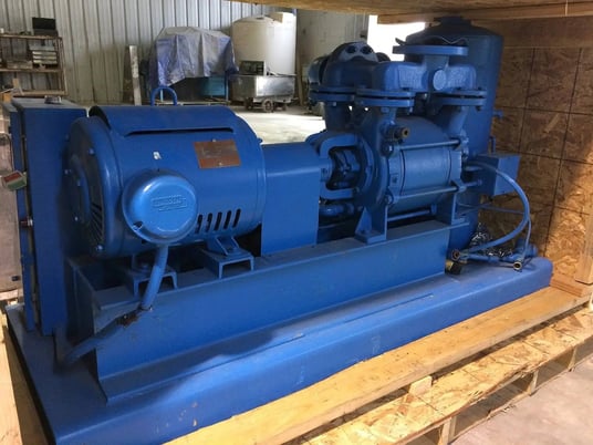 251 -371 CFM, SIHI #LPHA60520, Vacuum Pump, 25 HP, 7 GPM, 1750 RPM, 350 F, 250 PSI - Image 10