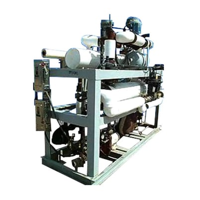 California Hydronics, Skid Mounted Hot Water Set, 19.6 sq.ft., 44 Tubes, (2) 10 gal Condensate Tank - Image 1