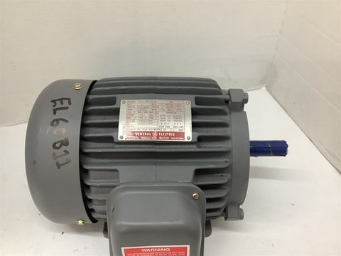 1 HP 1160 RPM General Electric 5K14BC302A, Frame 145T, TE, new surplus, 230/460 Volts - Image 1