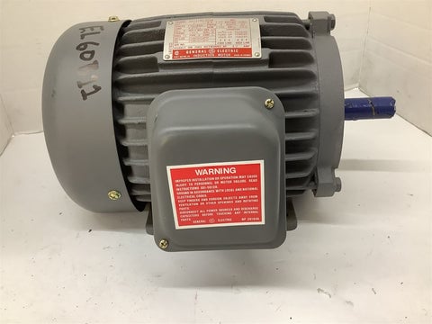 1 HP 1160 RPM General Electric 5K14BC302A, Frame 145T, TE, new surplus, 230/460 Volts - Image 5