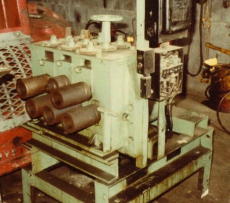 .7" x .187" Sutton #0, flat & shape straightener, 6 stands, serial #599, #10249 - Image 1